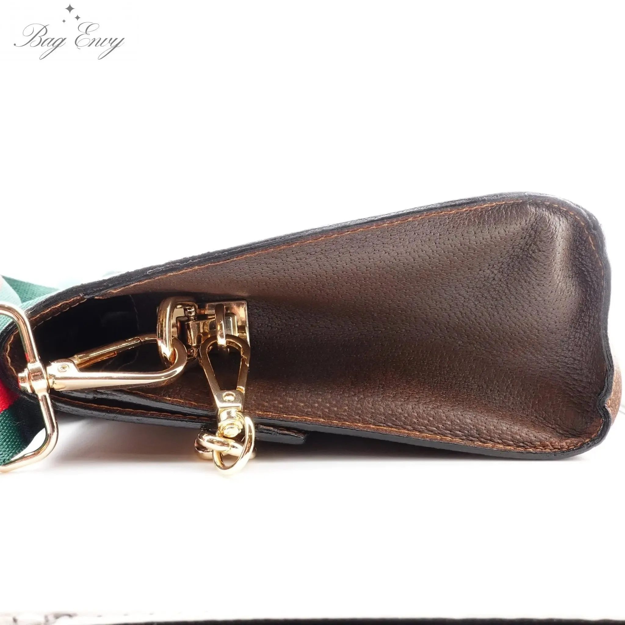 GUCCI Large Ophidia Clutch with Strap & Chain