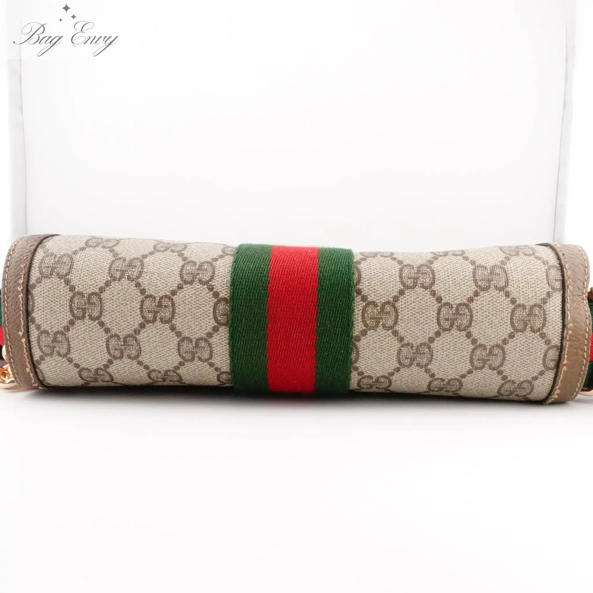 GUCCI Medium Ophidia Clutch with Strap & Chain