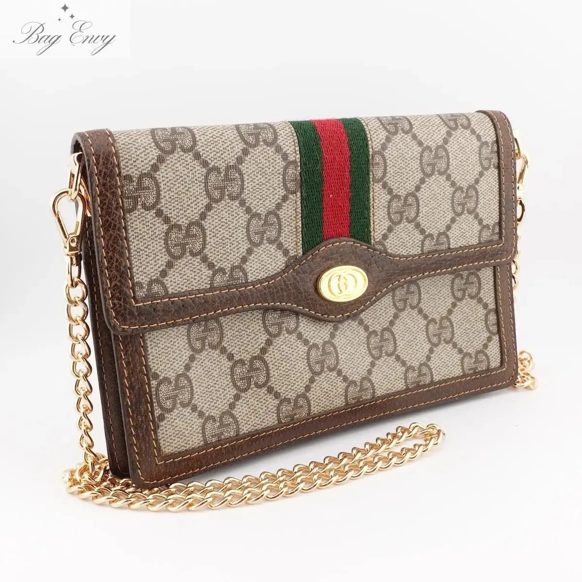 GUCCI Mini Ophidia Clutch with Adjustable Chain