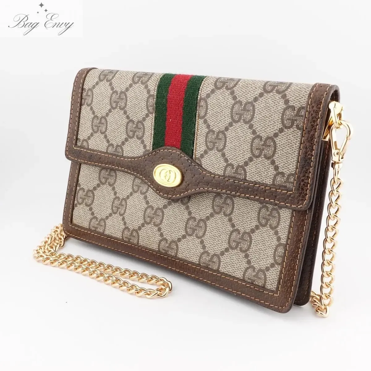 GUCCI Mini Ophidia Clutch with Adjustable Chain