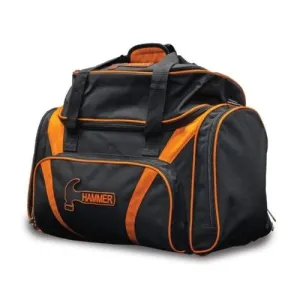 Hammer Premium Deluxe Black/Orange Double Tote Bowling Bag