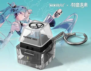 Hatsune Miku - Hatsune Miku Future Beat Keycap Keychain Moeyu