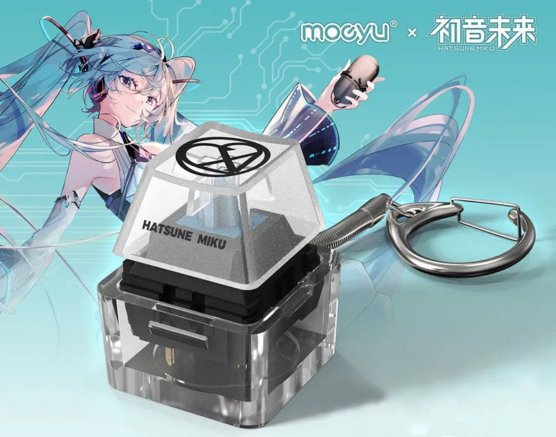 Hatsune Miku - Hatsune Miku Future Beat Keycap Keychain Moeyu