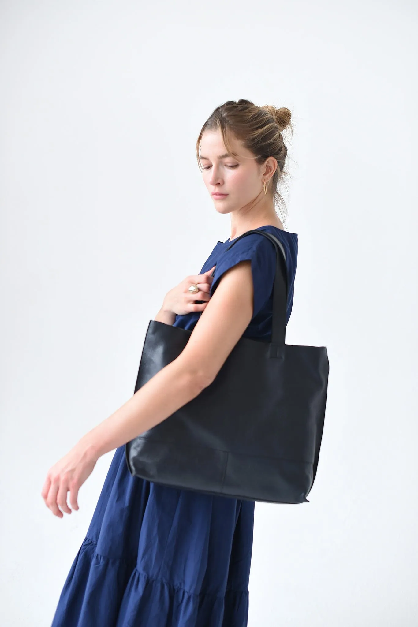 Il Bisonte Tote Bag - Navy