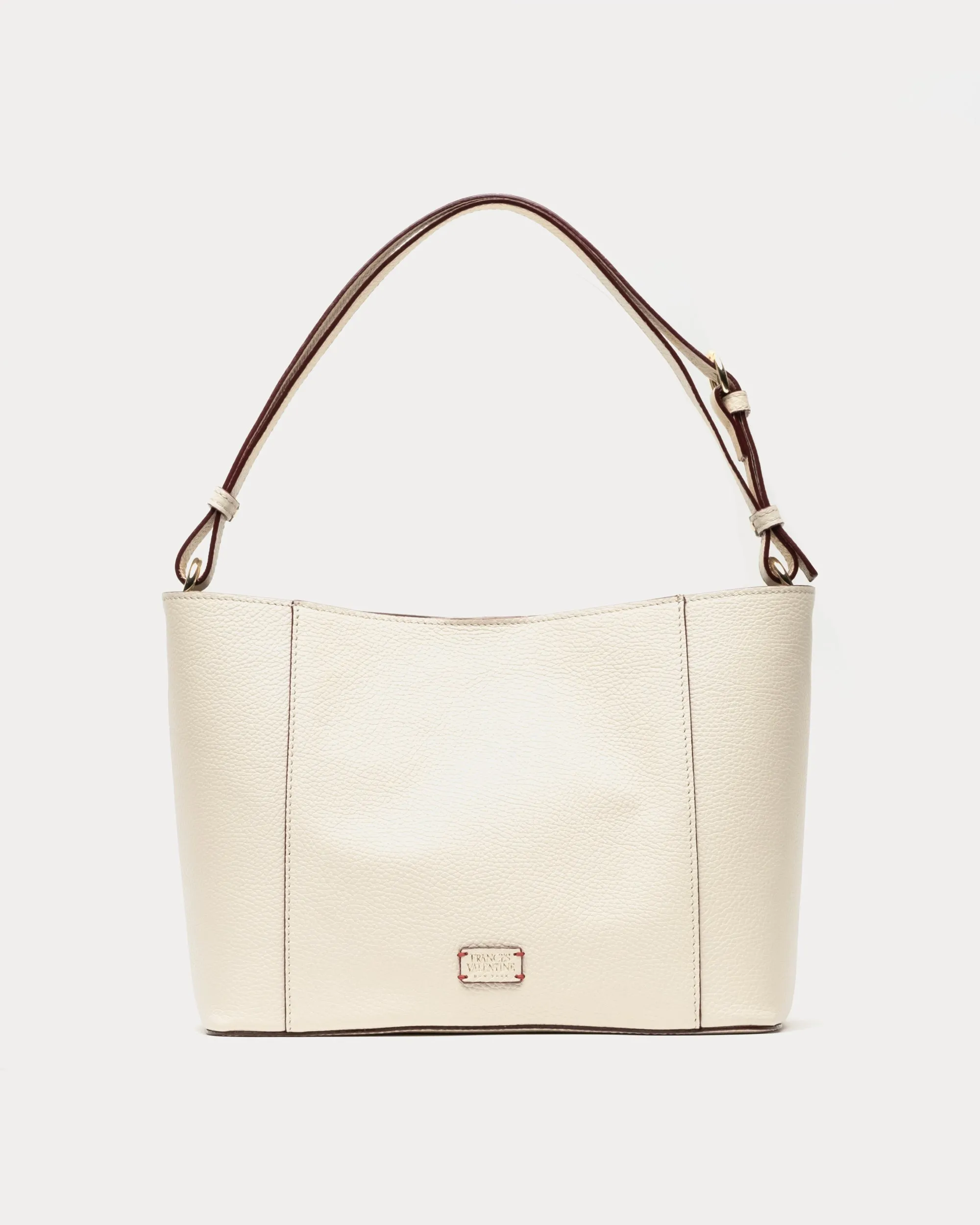 June Hobo Tumbled Leather Oyster