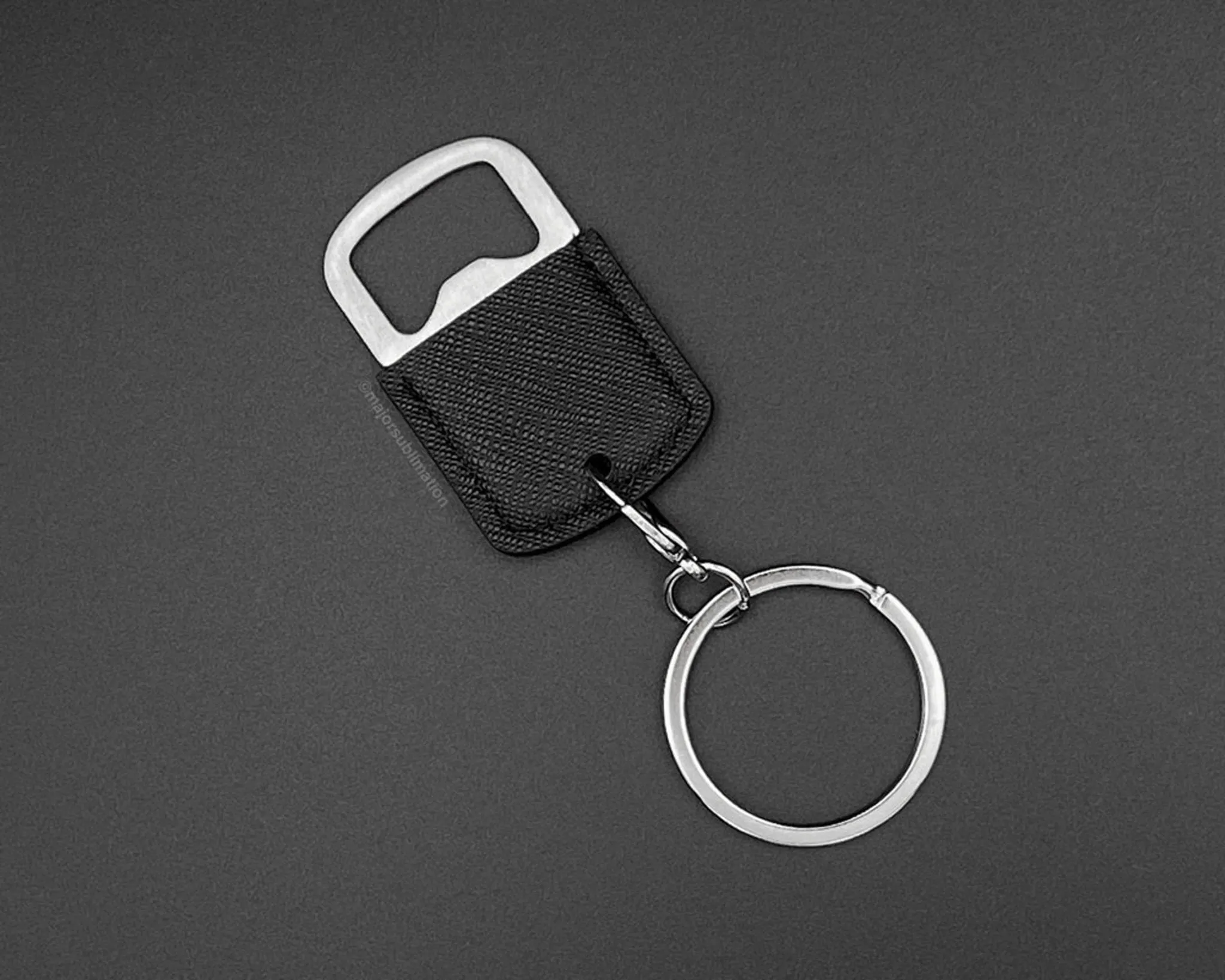 Keychain Sublimation Bottle Opener Blanks PU Leather