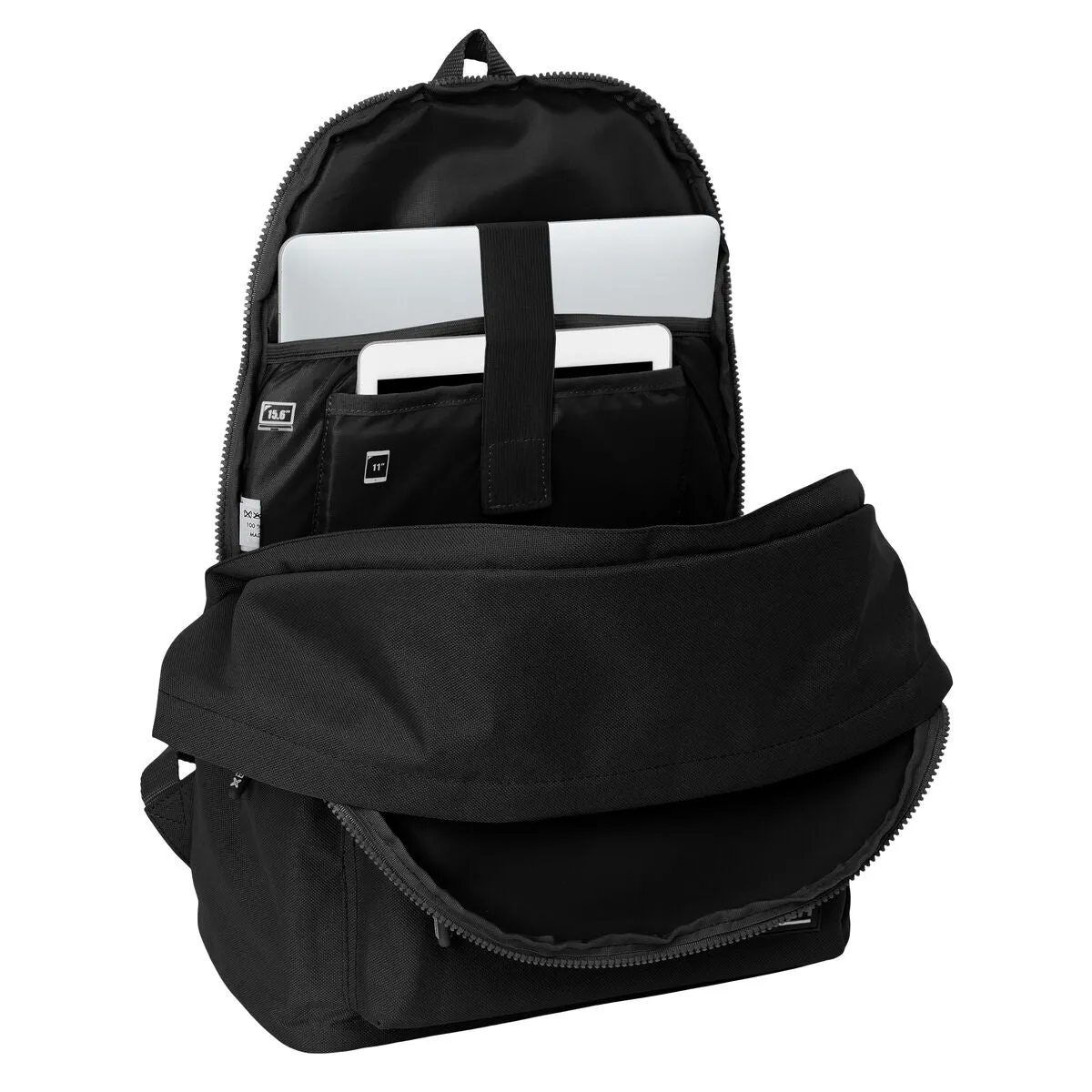 Laptop Backpack Munich Basic Black 31 x 44 x 18 cm