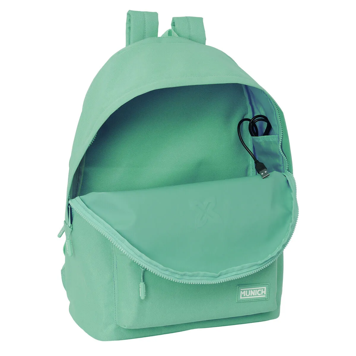 Laptop Backpack Munich Basic Turquoise 31 x 44 x 18 cm