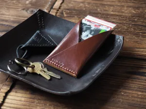 Leather Card Holder #Whiskey Brown