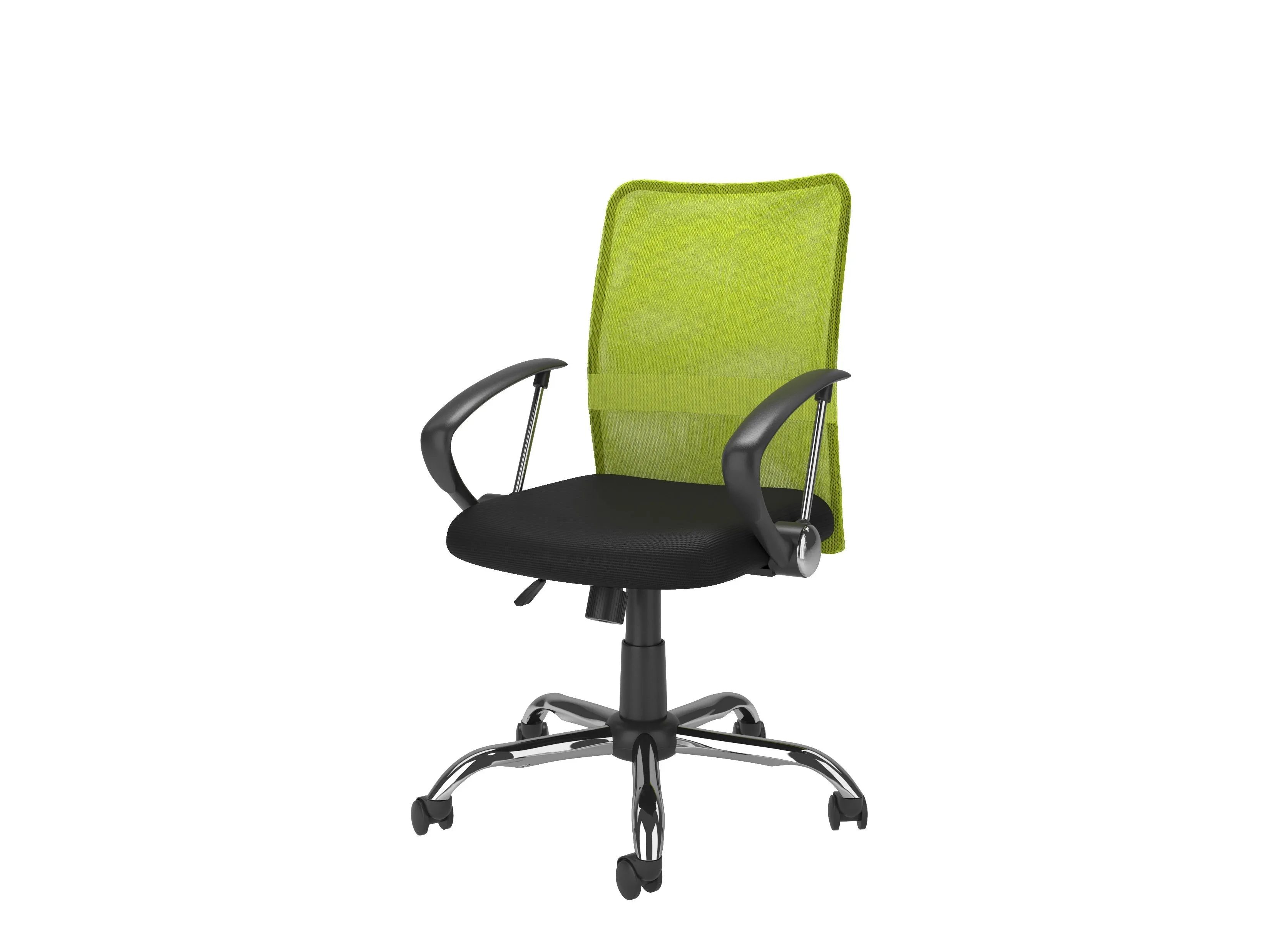 Lime Green Fabric Office Chair