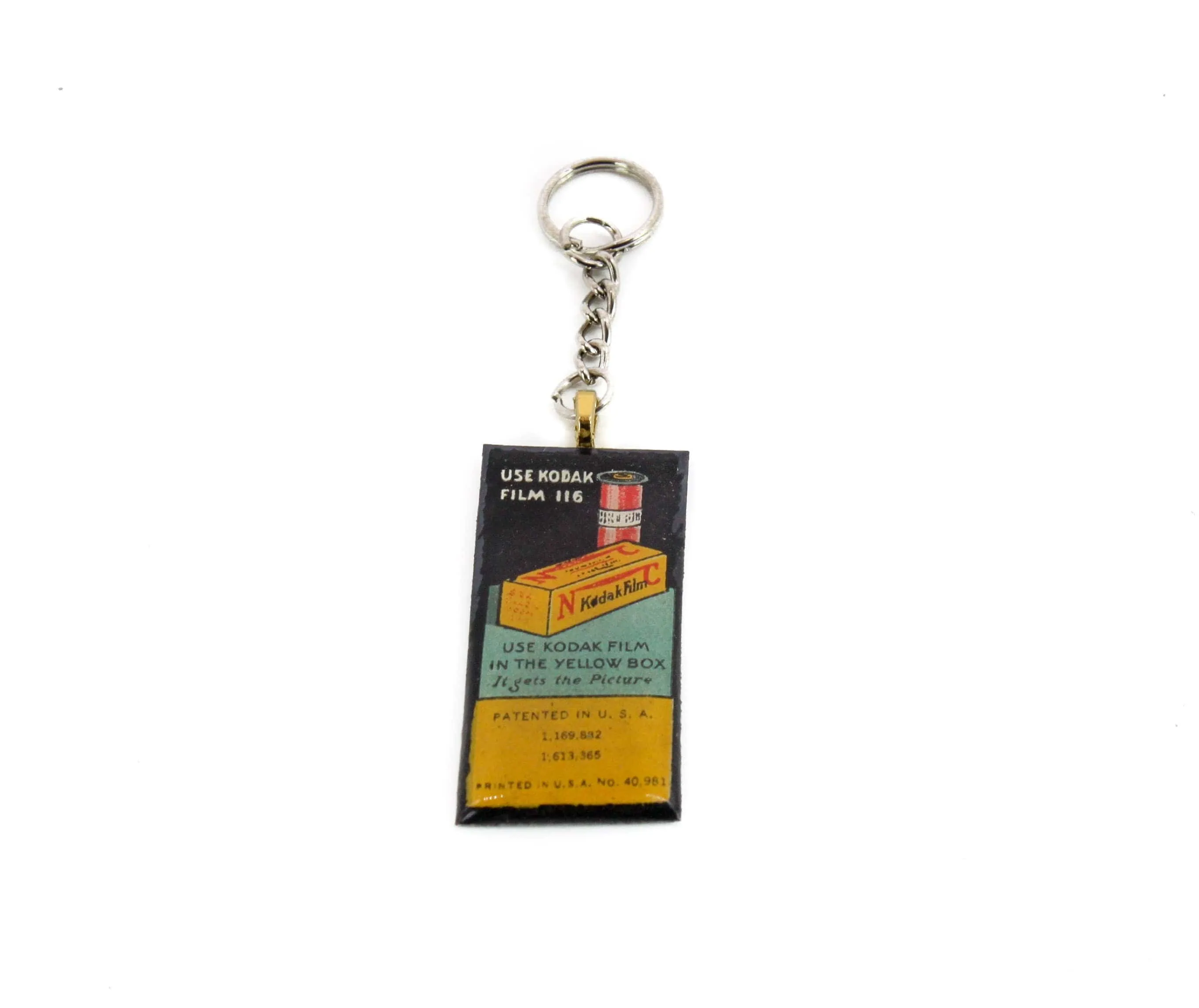 Long Vintage Kodak 116 Roll Film Keychain, unique gifts for him and her, Photographer gift