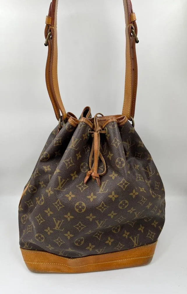 Louis Vuitton Noé Monogram Canvas Brown Bag 1998