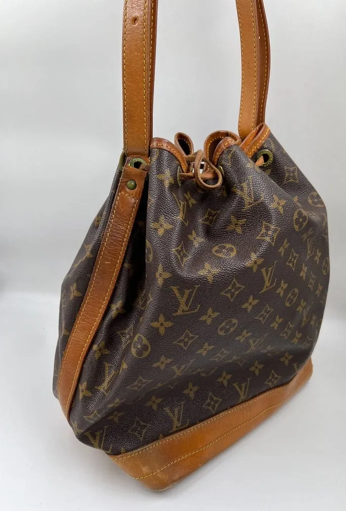 Louis Vuitton Noé Monogram Canvas Brown Bag 1998