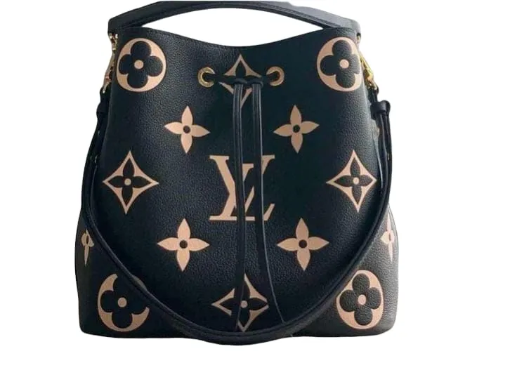 LV Bag - Black Drawstring