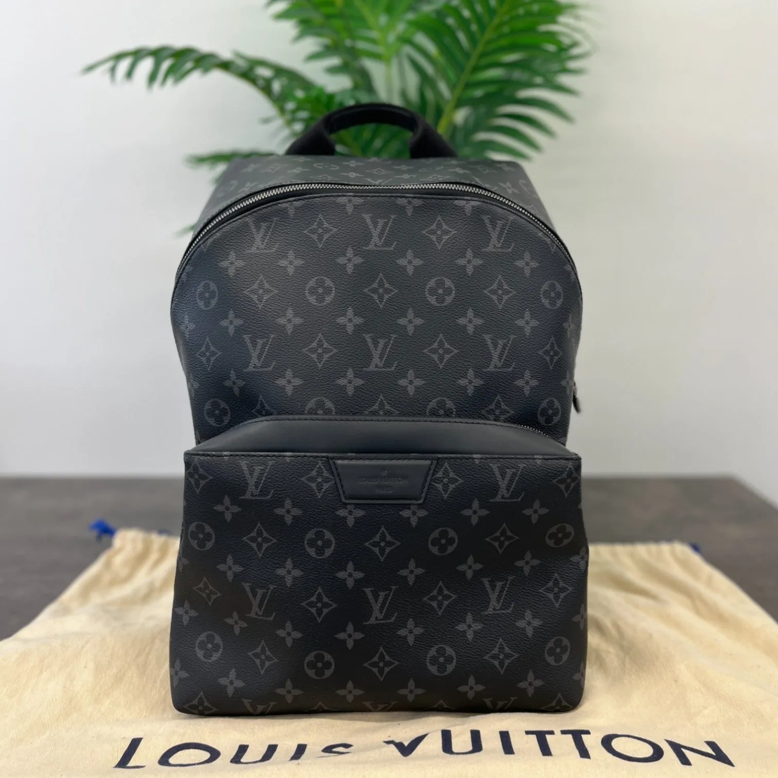 Men's Discovery Monogram Backpack Black