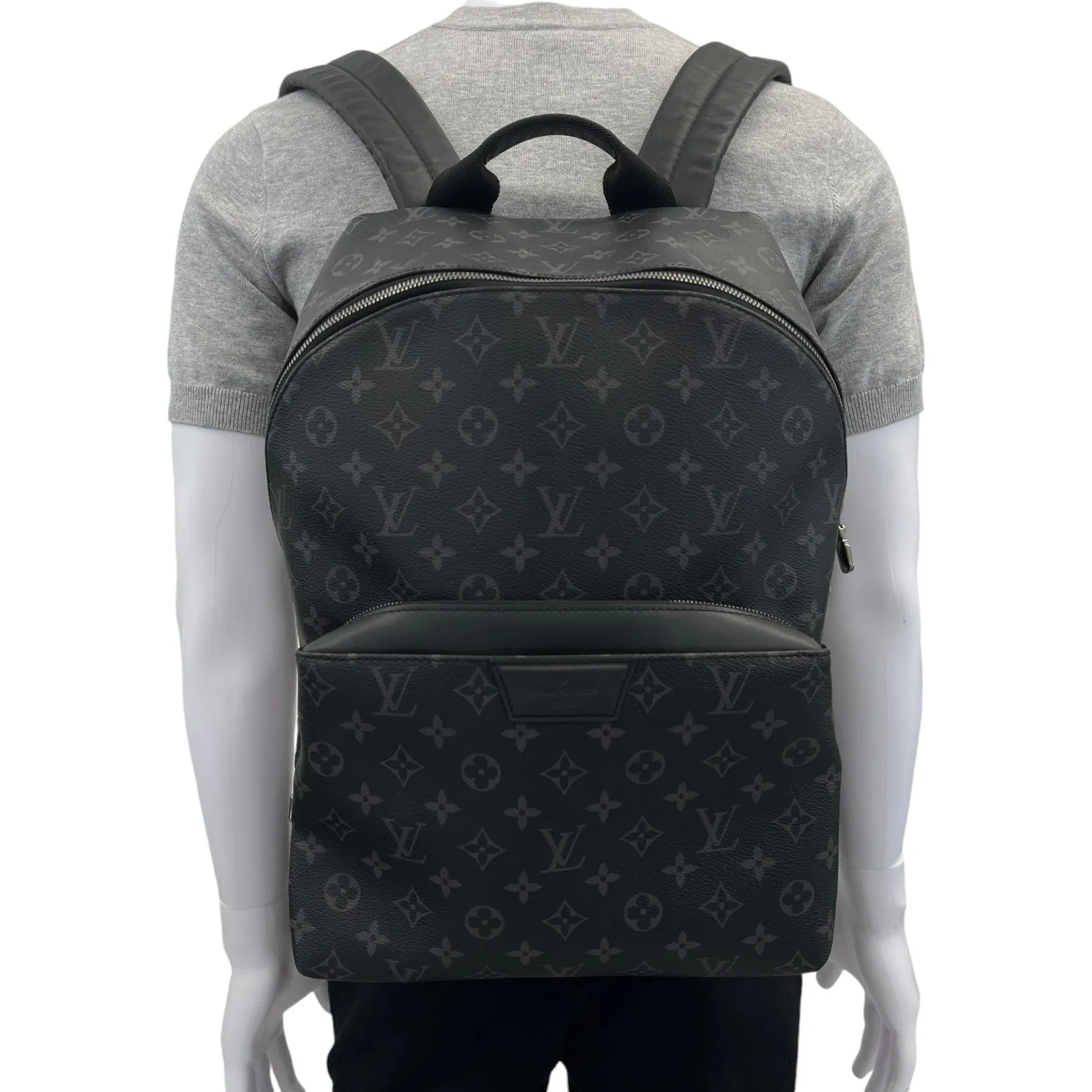 Men's Discovery Monogram Backpack Black