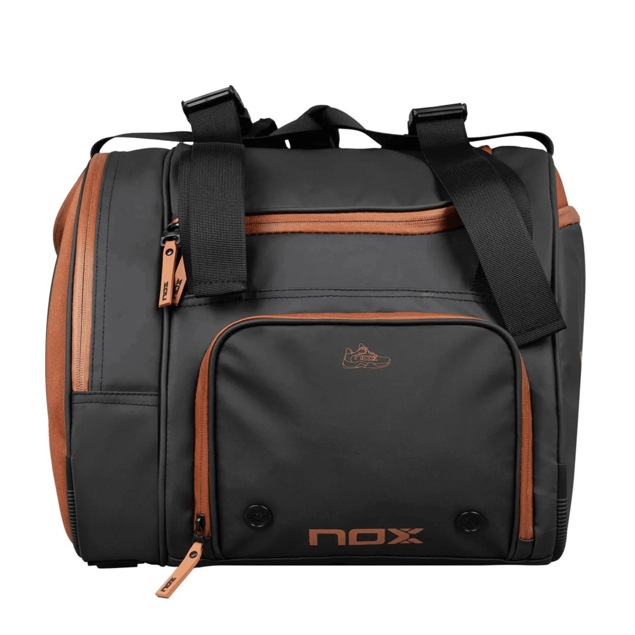 Nox LUXURY OPEN SERIES PADEL BAG BLACK/BROWN