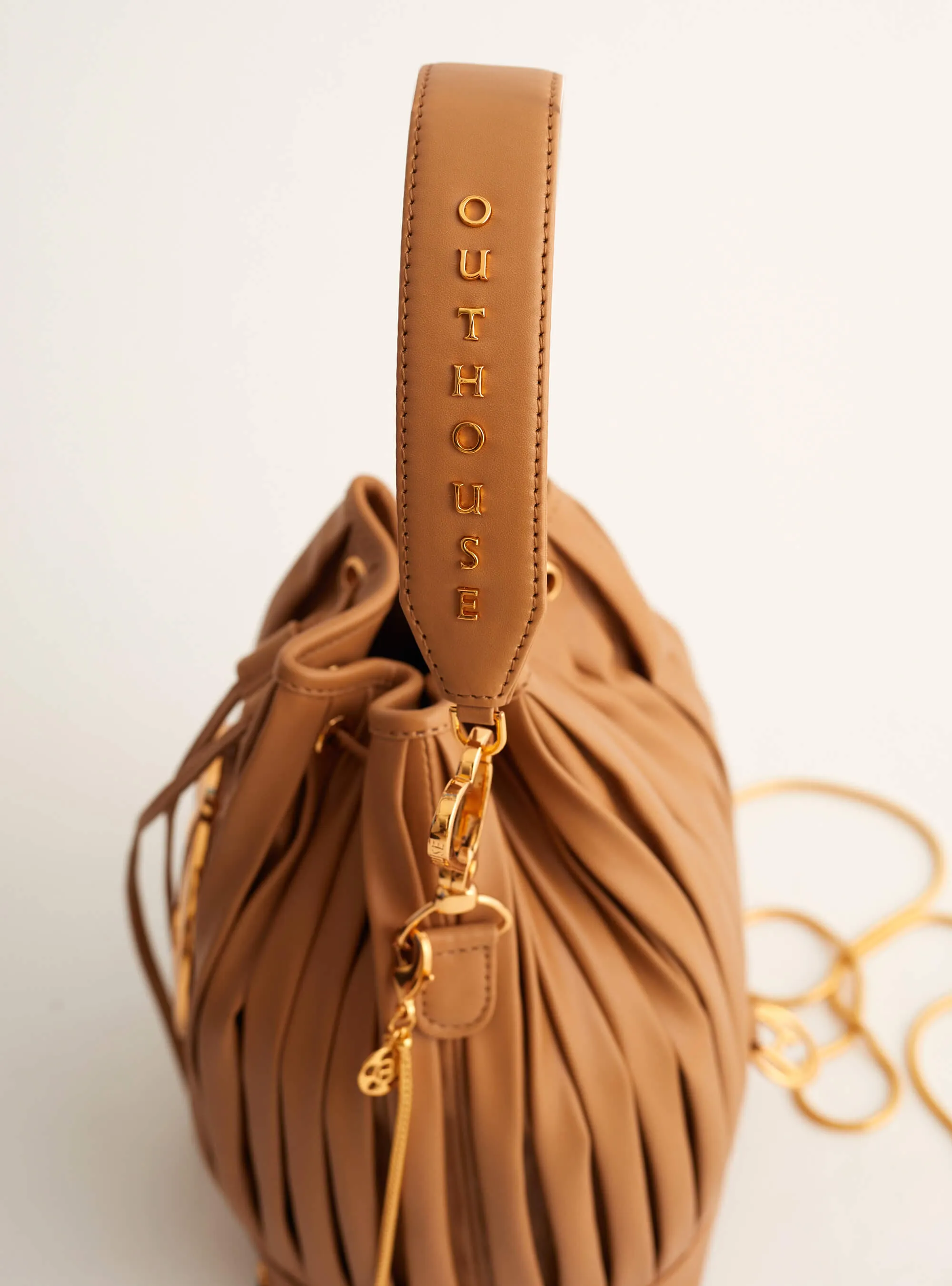 OH Poppi Bucket Bag in Beige