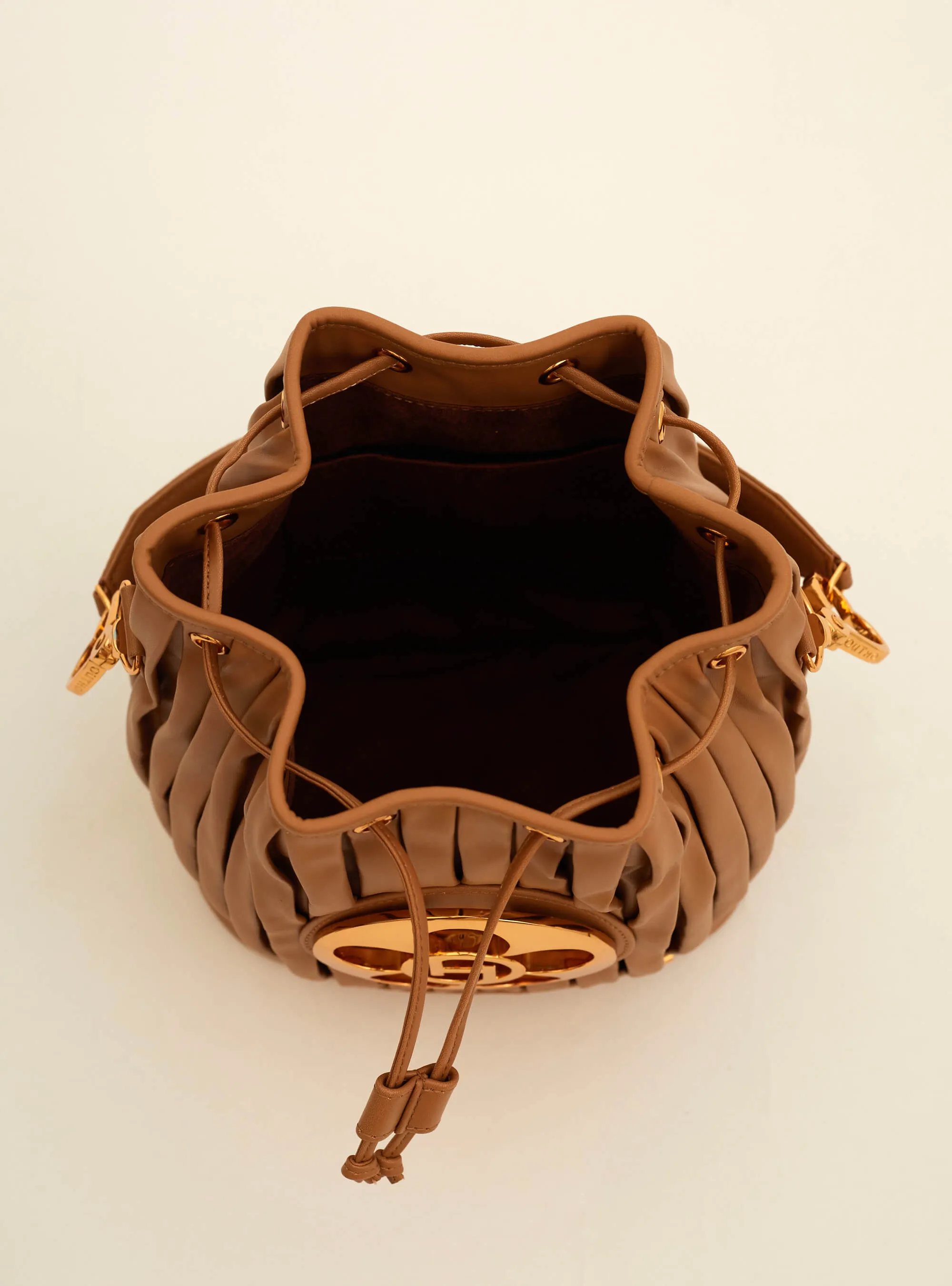 OH Poppi Bucket Bag in Beige