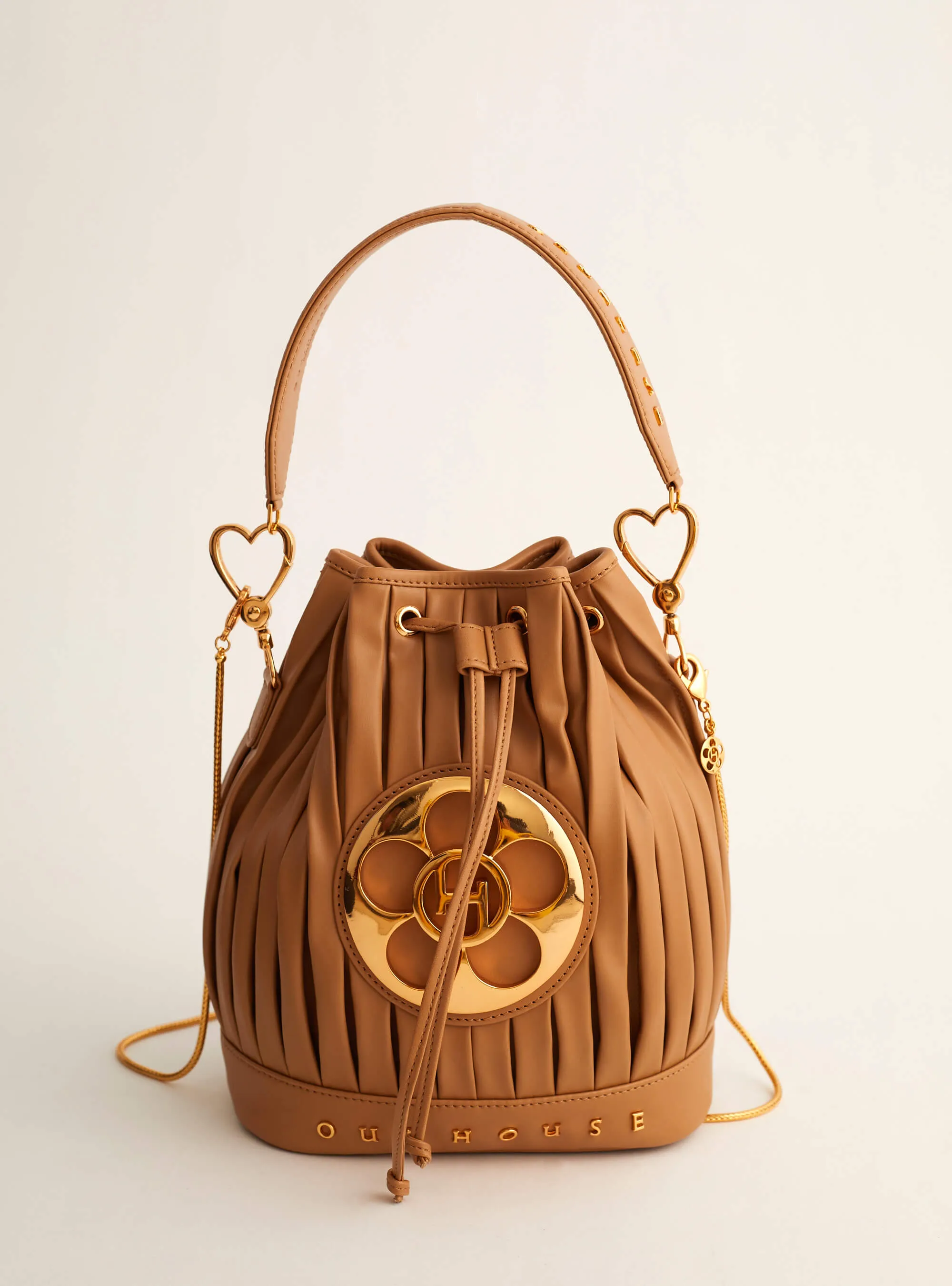 OH Poppi Bucket Bag in Beige