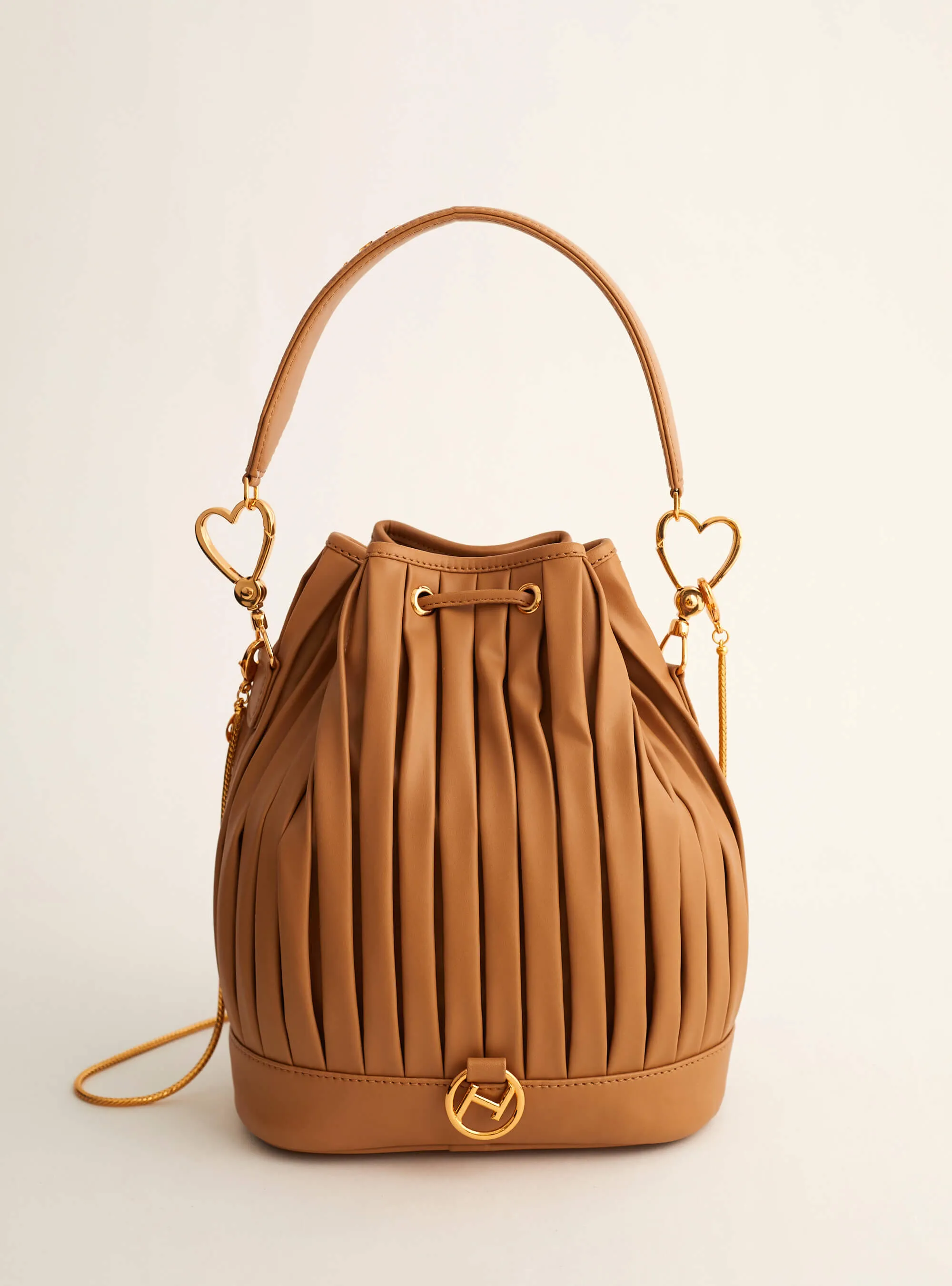 OH Poppi Bucket Bag in Beige