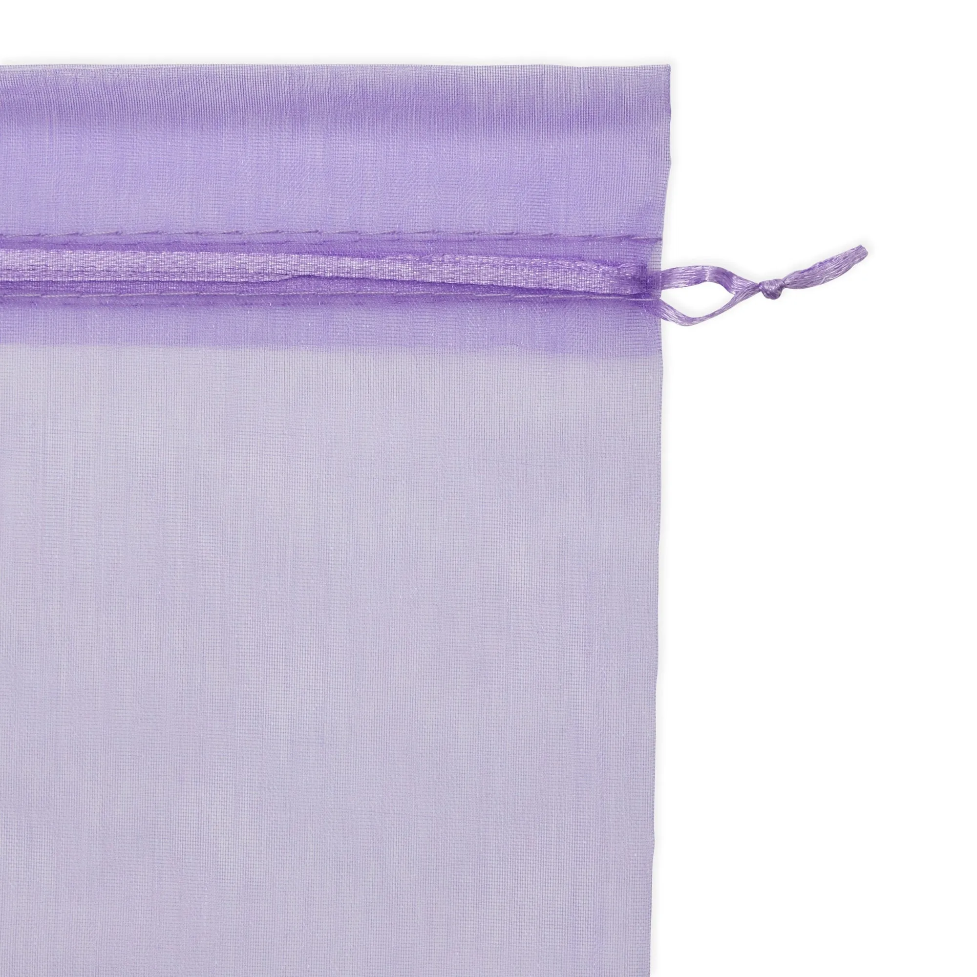 Purple Organza Bags with Drawstring, 8x12 Pouch for Gifts, Party Favors (100 Pack)