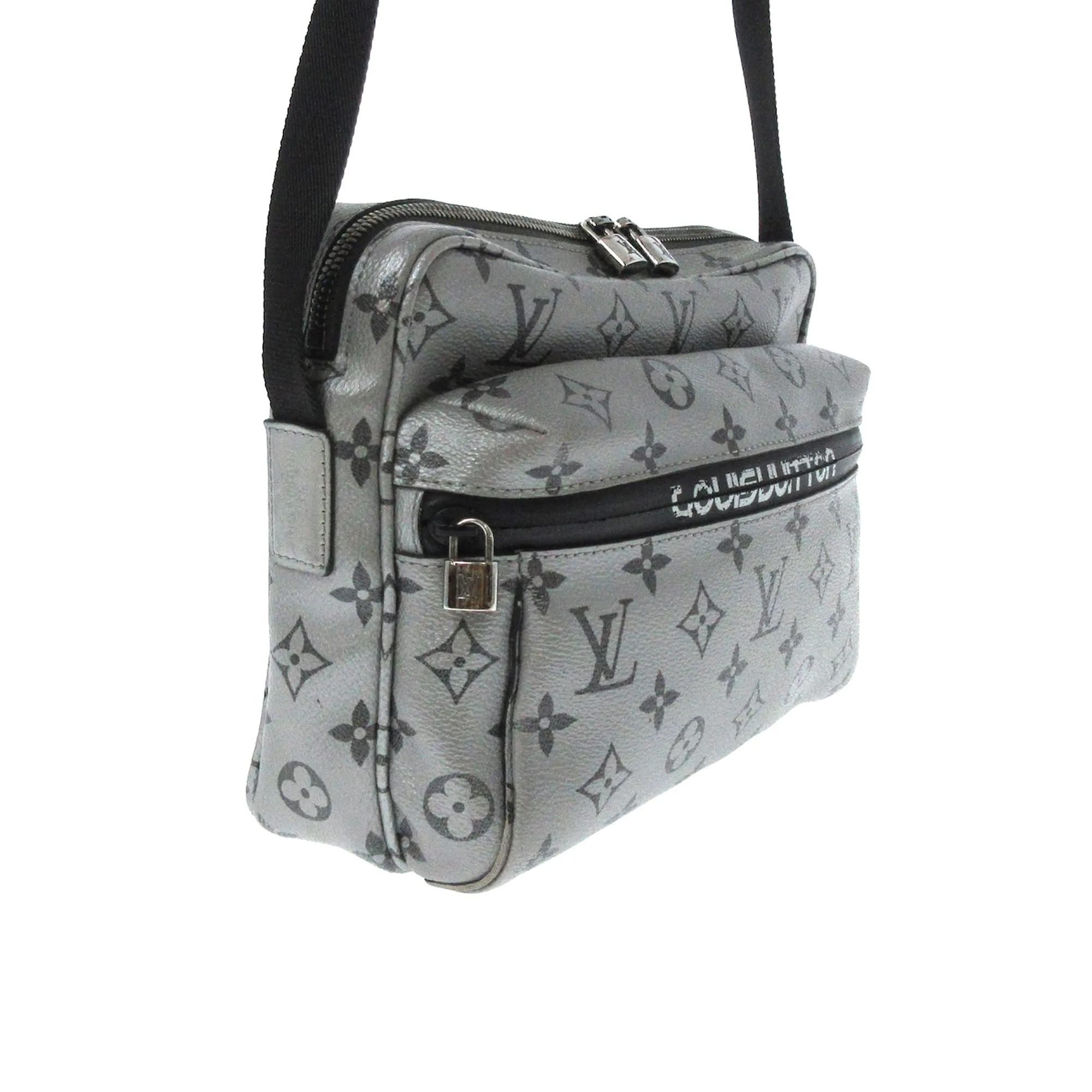 Silver Louis Vuitton Limited Edition Outdoor Reflect Crossbody Bag