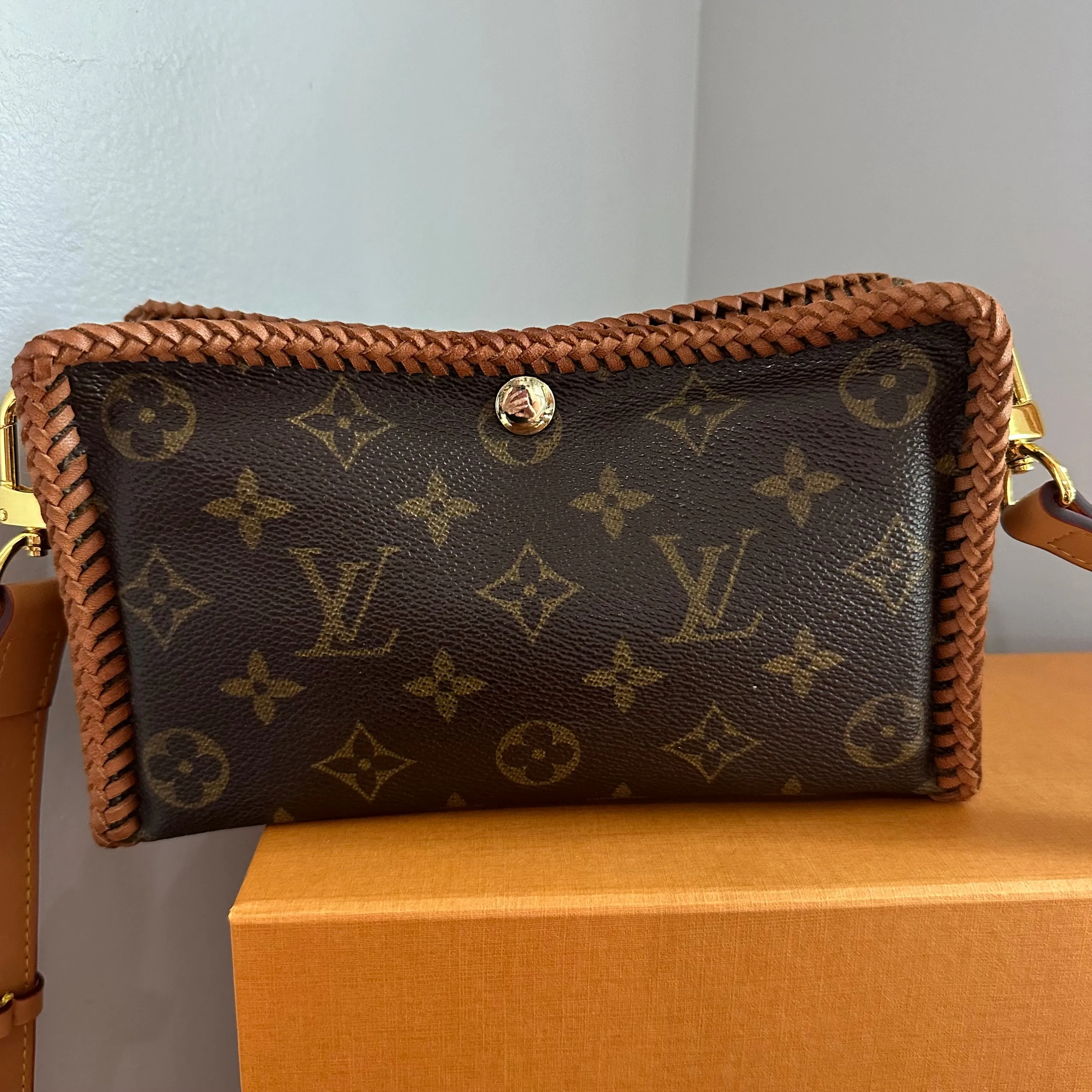 The Cygnet Crossbody - Vintage LV Monogram in Vachetta