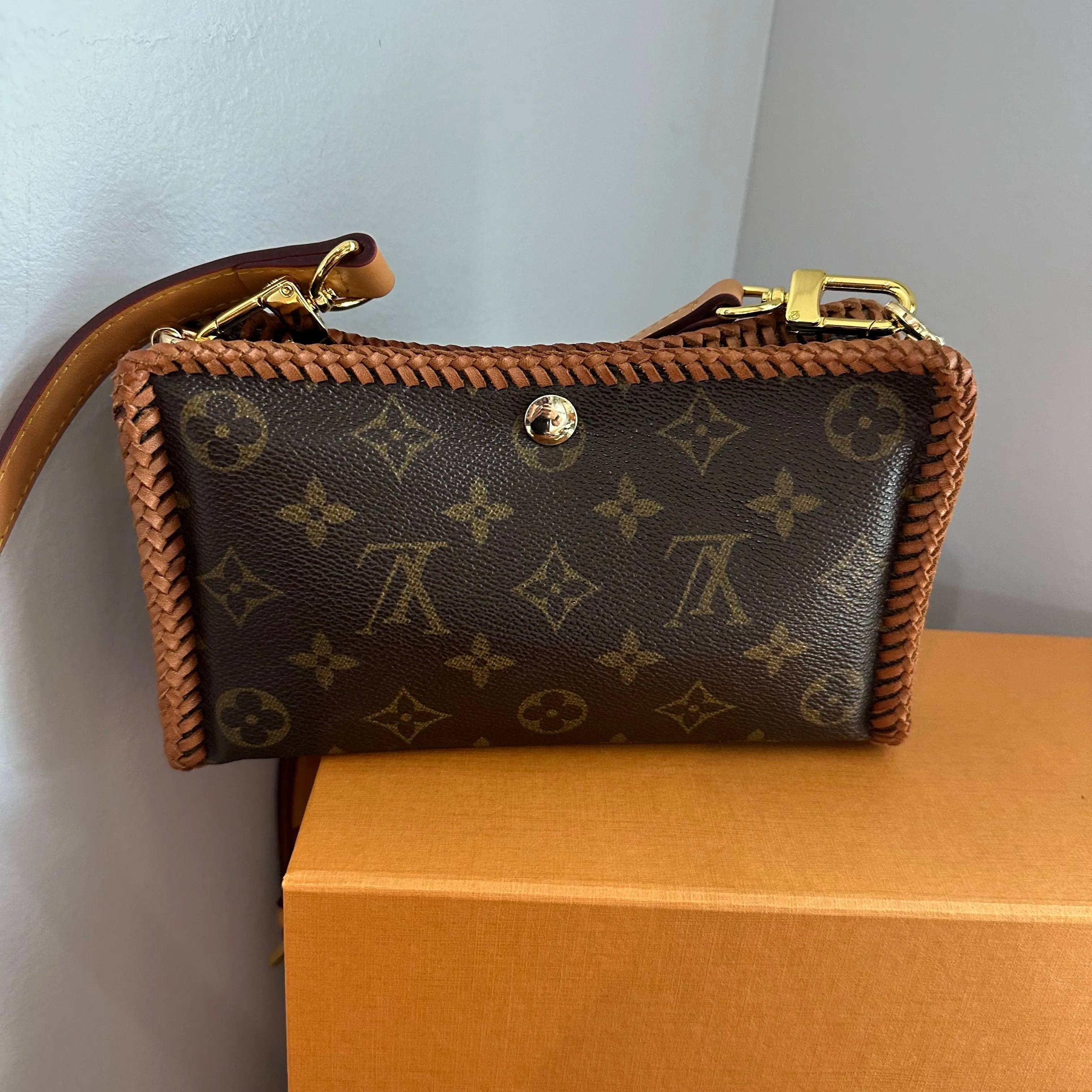 The Cygnet Crossbody - Vintage LV Monogram in Vachetta