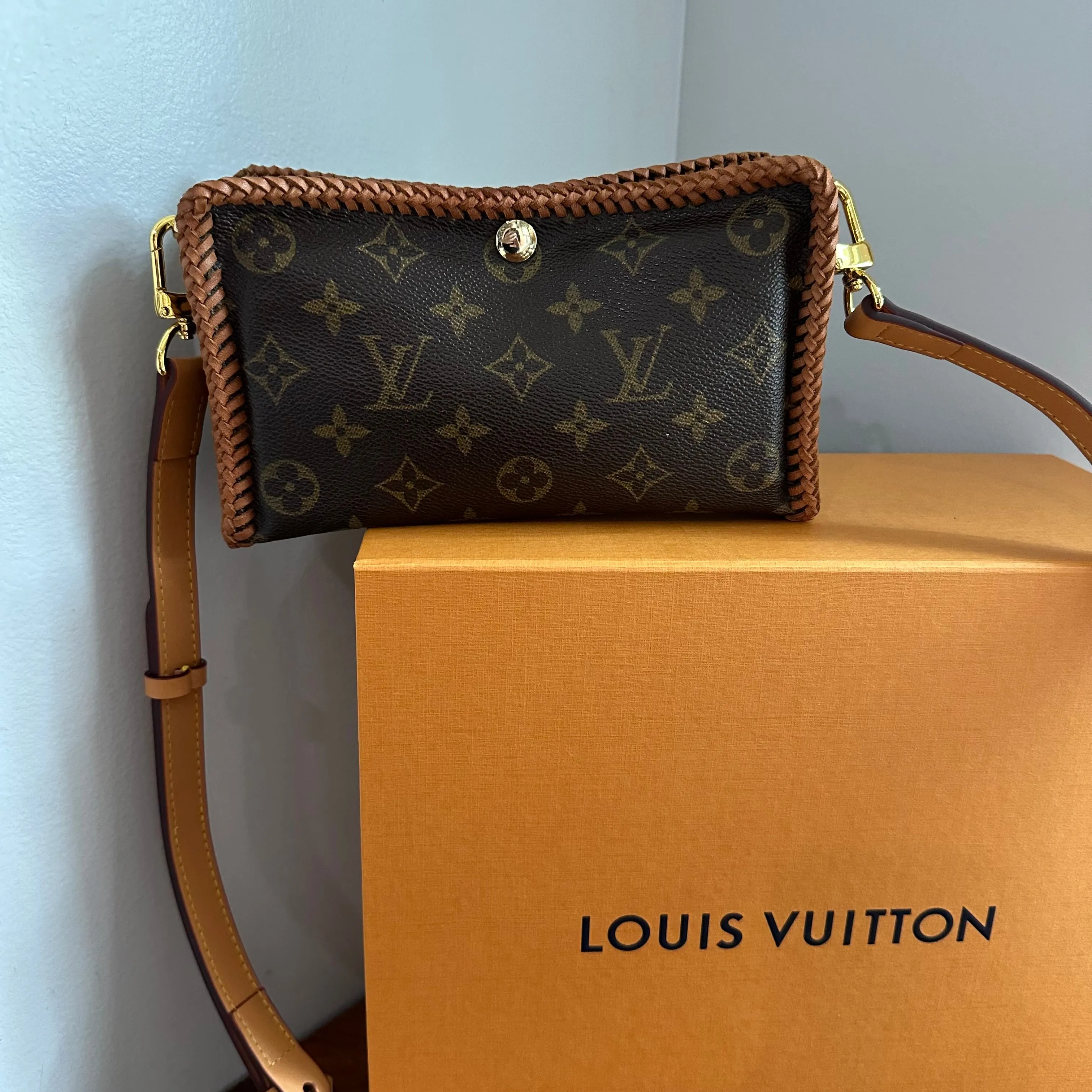 The Cygnet Crossbody - Vintage LV Monogram in Vachetta