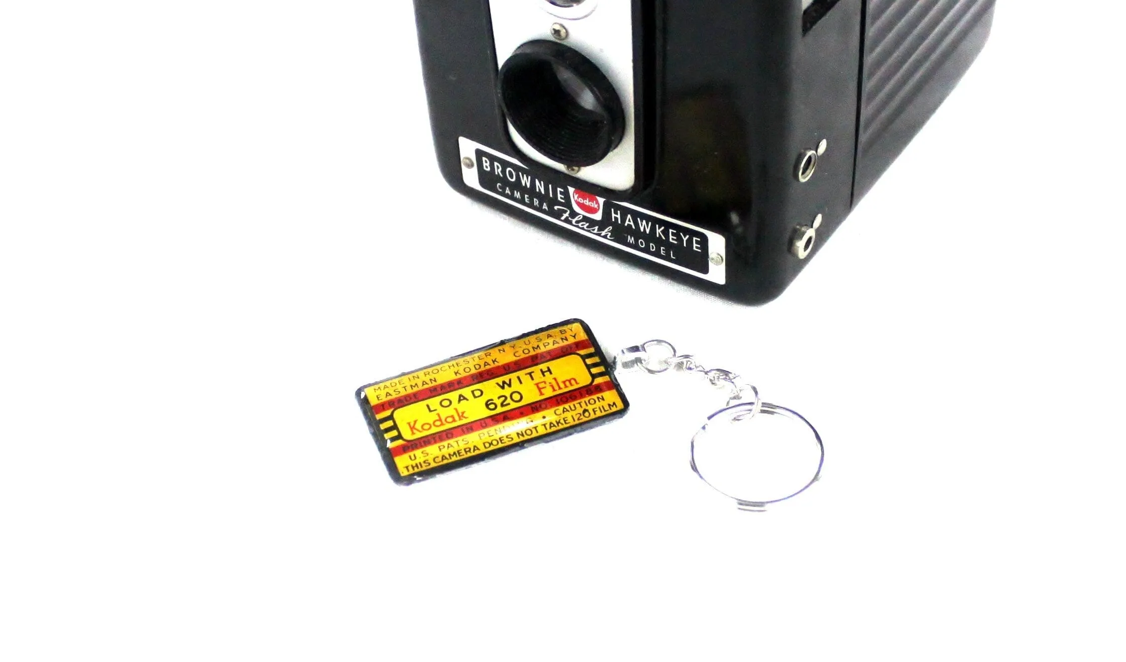 Vintage Kodak 620 Rollfilm Keychain - unique gifts for him and her