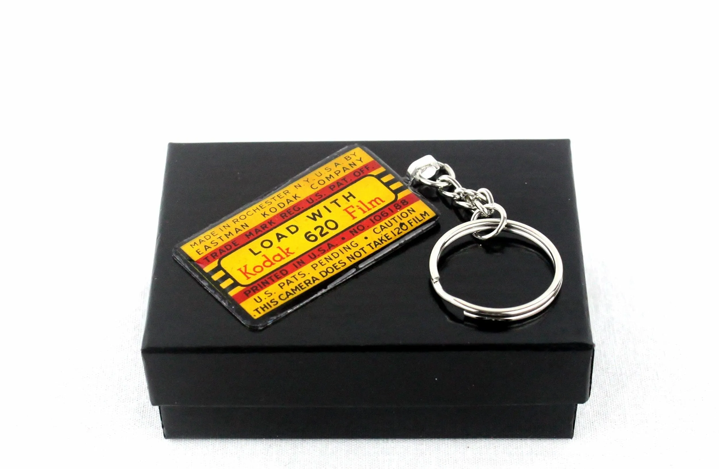 Vintage Kodak 620 Rollfilm Keychain - unique gifts for him and her