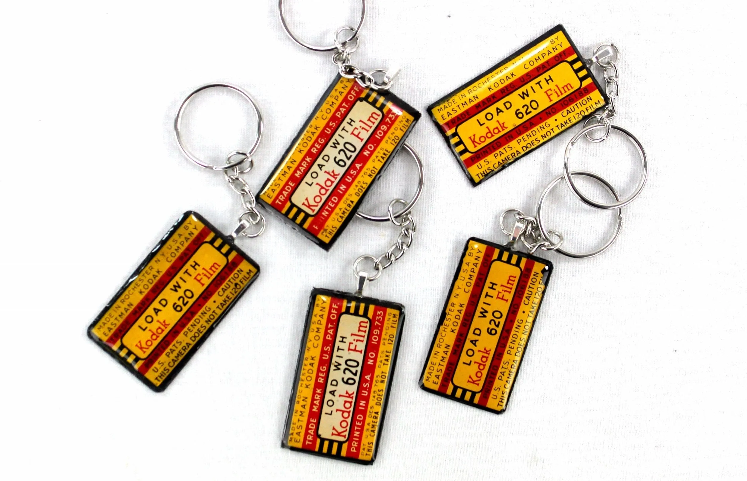 Vintage Kodak 620 Rollfilm Keychain - unique gifts for him and her