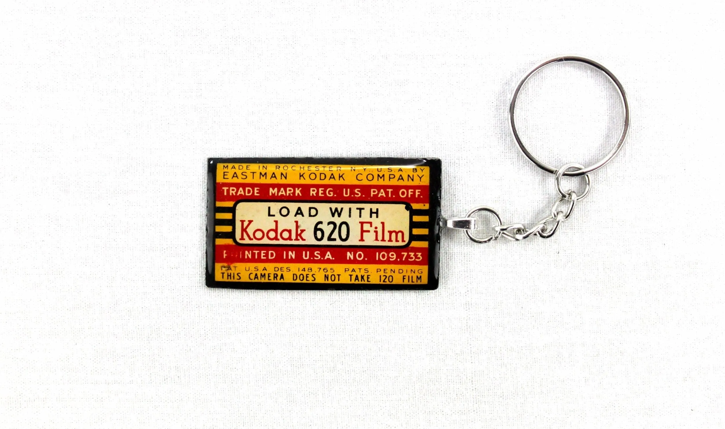 Vintage Kodak 620 Rollfilm Keychain - unique gifts for him and her