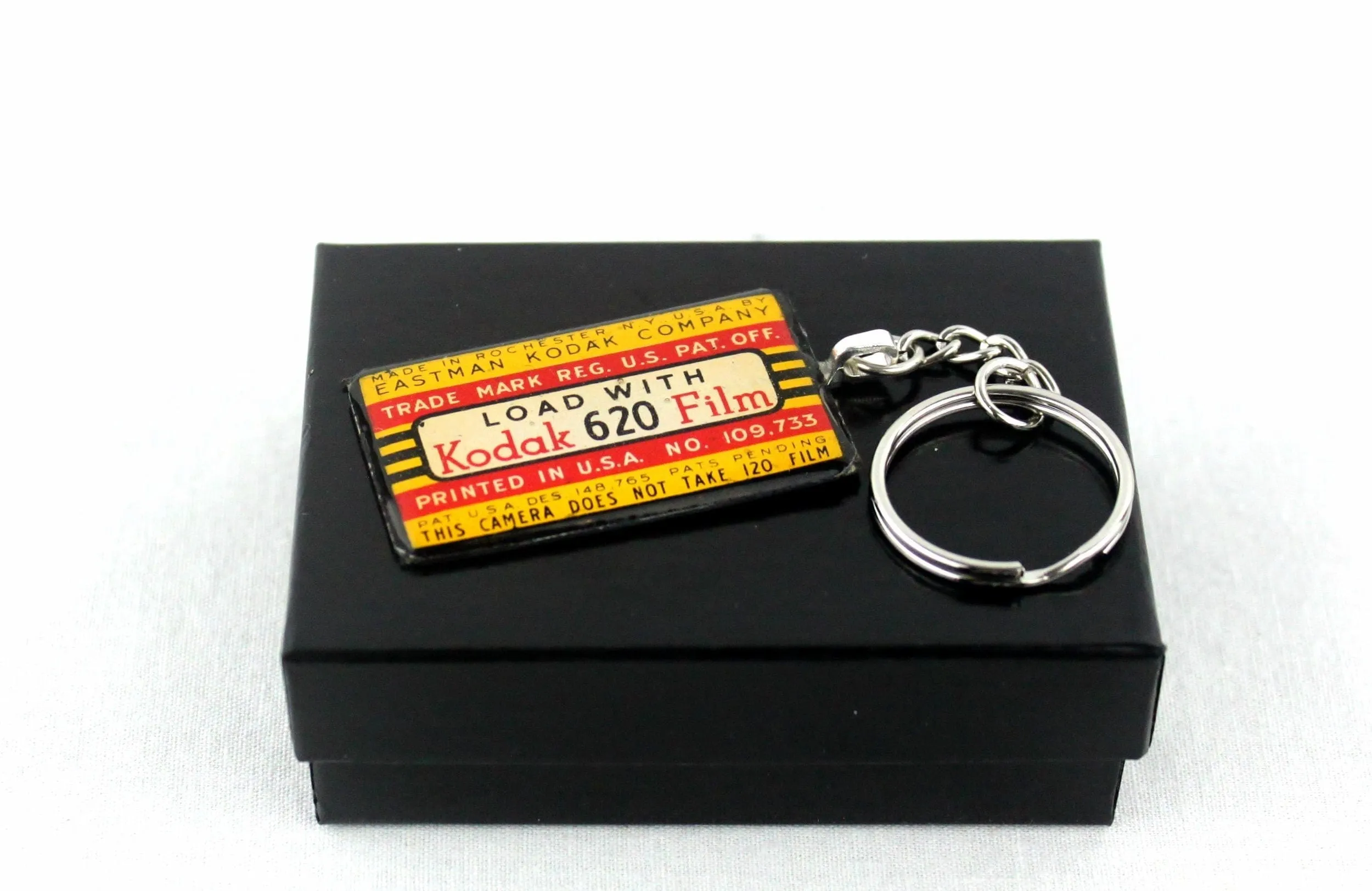 Vintage Kodak 620 Rollfilm Keychain - unique gifts for him and her