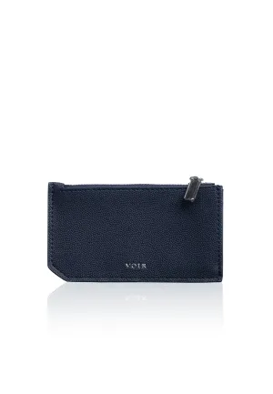 VOIR Logo Classic Multi-Slots Zipper Card Holder