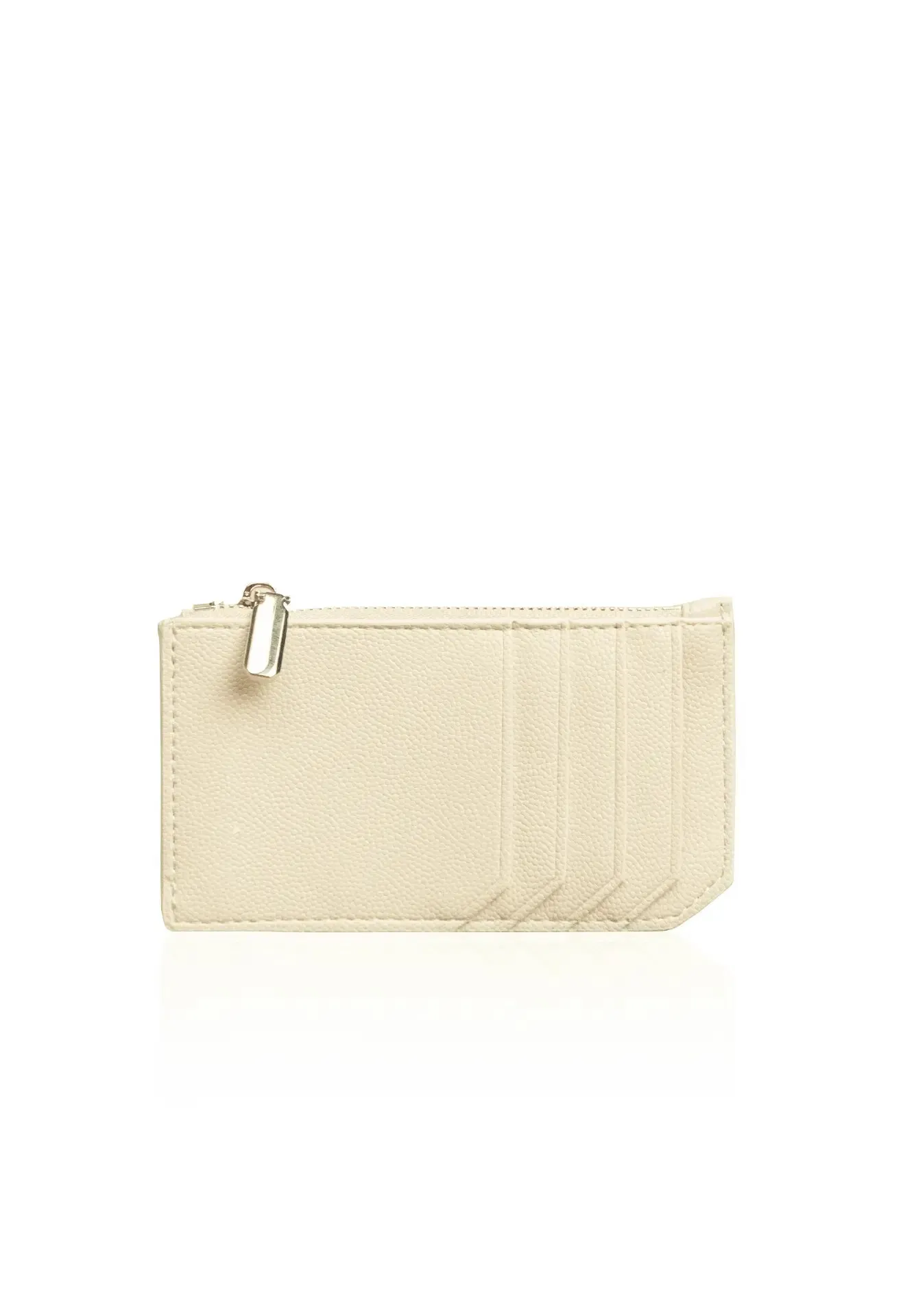 VOIR Logo Classic Multi-Slots Zipper Card Holder