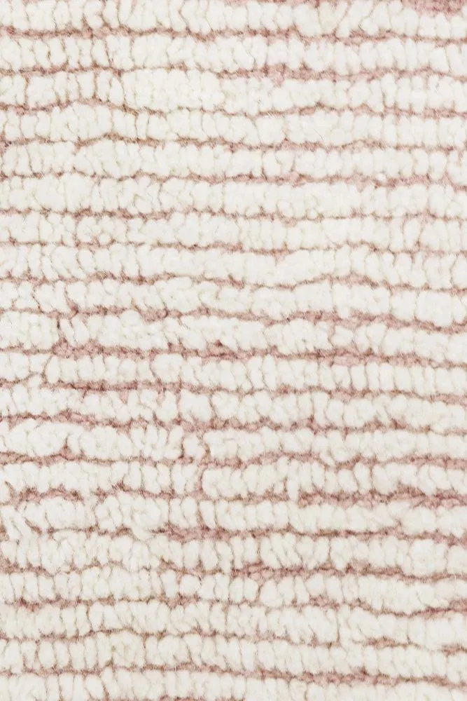 WOOL AREA RUG KOA PINK