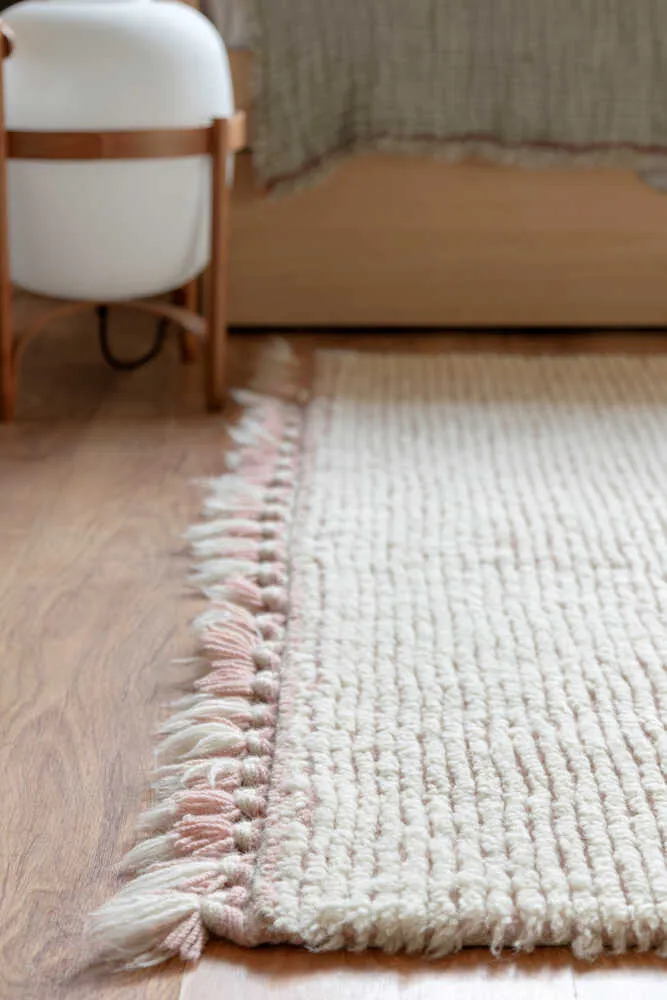 WOOL AREA RUG KOA PINK