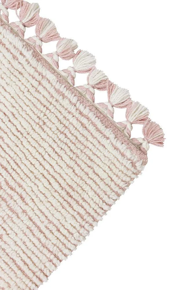 WOOL AREA RUG KOA PINK